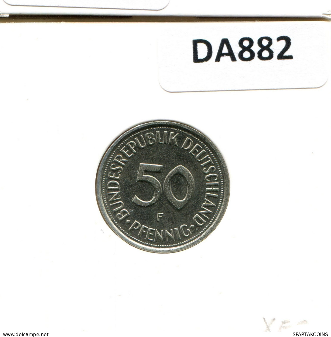 50 PFENNIG 1990 F BRD DEUTSCHLAND Münze GERMANY #DA882.D.A - 50 Pfennig