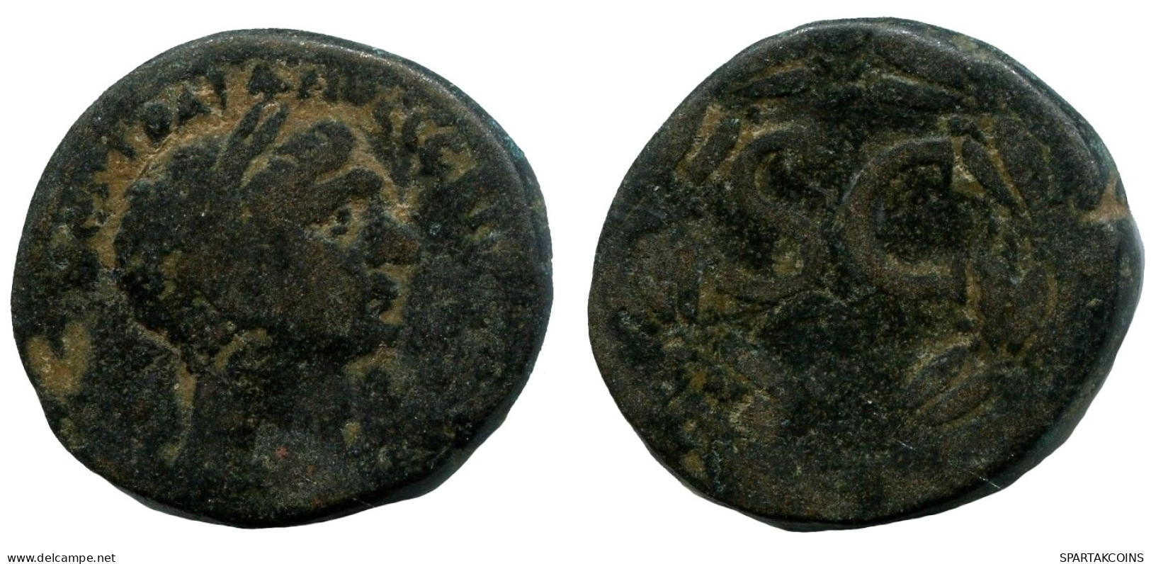 TRAJAN 98-117 AD ROMAN PROVINCIAL Auténtico Original Antiguo Moneda #ANC12494.14.E.A - Province