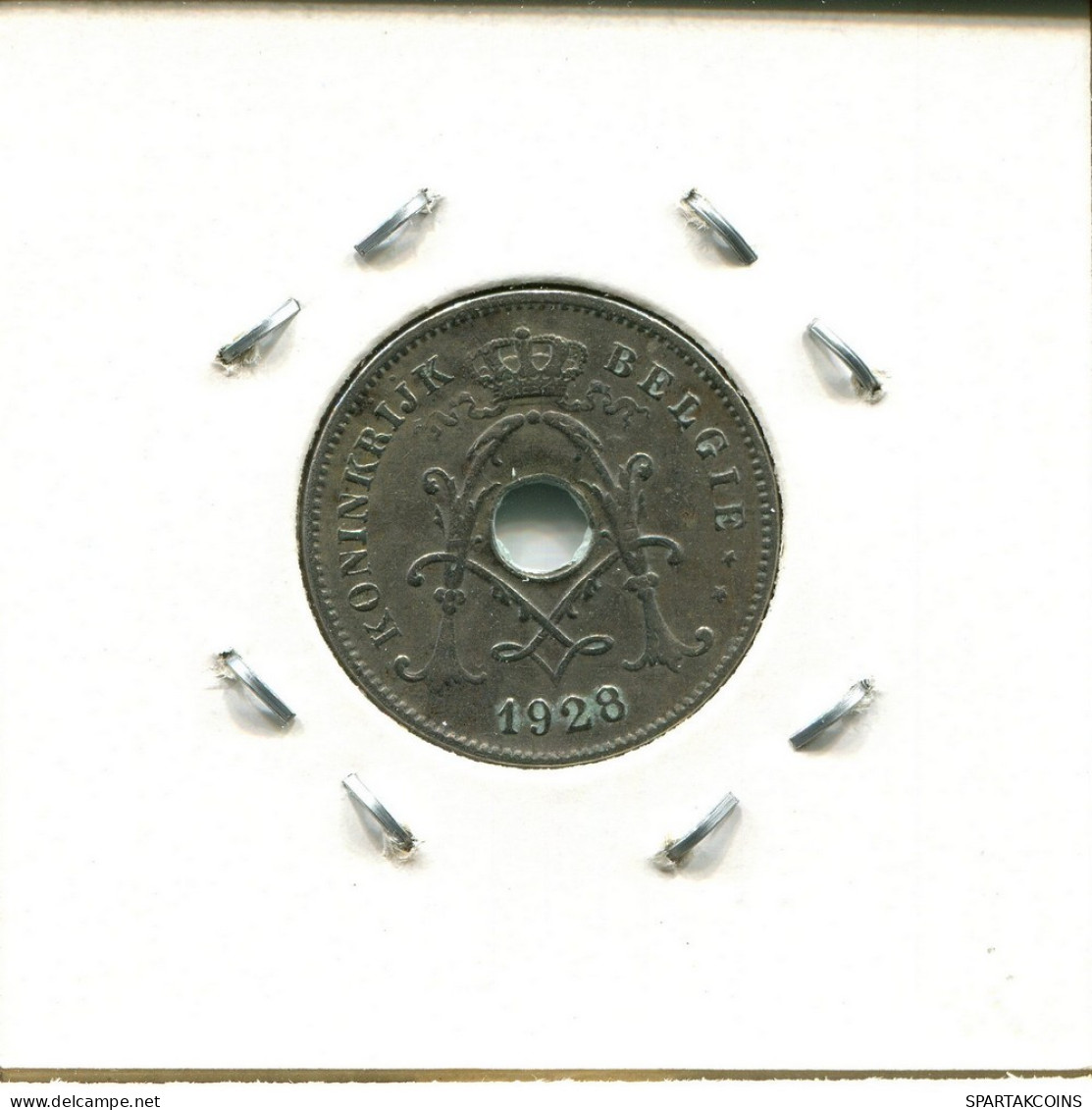 10 CENTIMES 1928 DUTCH Text BELGIEN BELGIUM Münze #BA293.D.A - 10 Cents