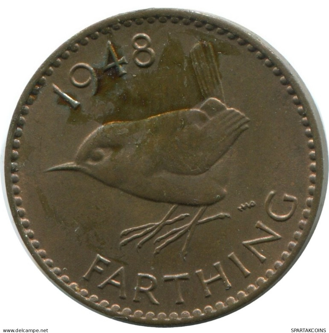 FARTHING 1948 UK GREAT BRITAIN Coin #AG759.1.U.A - B. 1 Farthing
