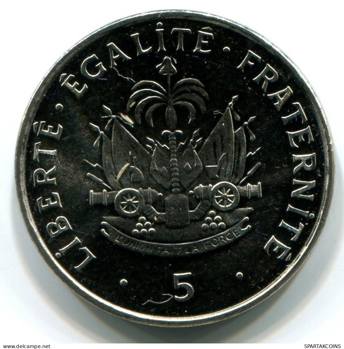 5 CENTIMES 1997 HAITI UNC Coin #W11305.U.A - Haiti