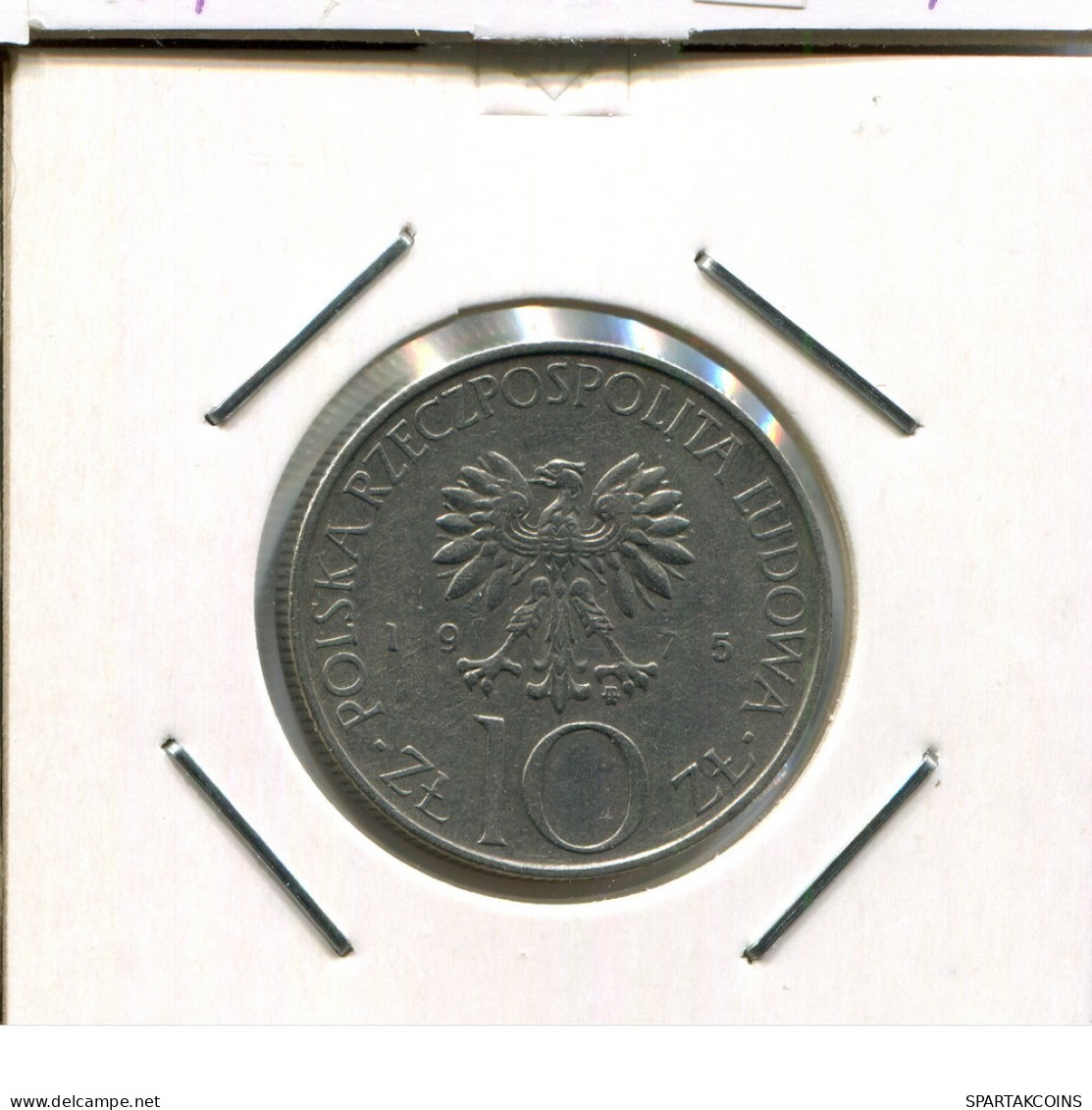 10 ZLOTE 1975 POLONIA POLAND Moneda #AR789.E.A - Polen