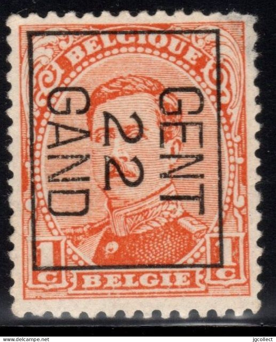 Typo 56-II B (GENT 22 GAND) - O/used - Typo Precancels 1922-26 (Albert I)