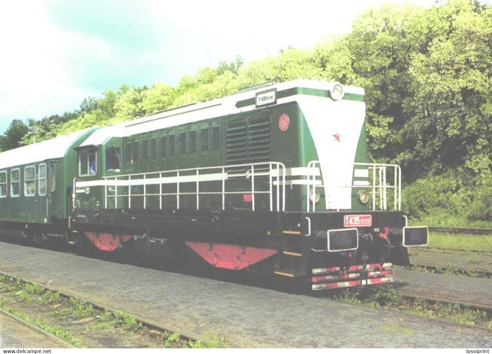 Train, Railway, Locomotive T 435.0139 - Treni