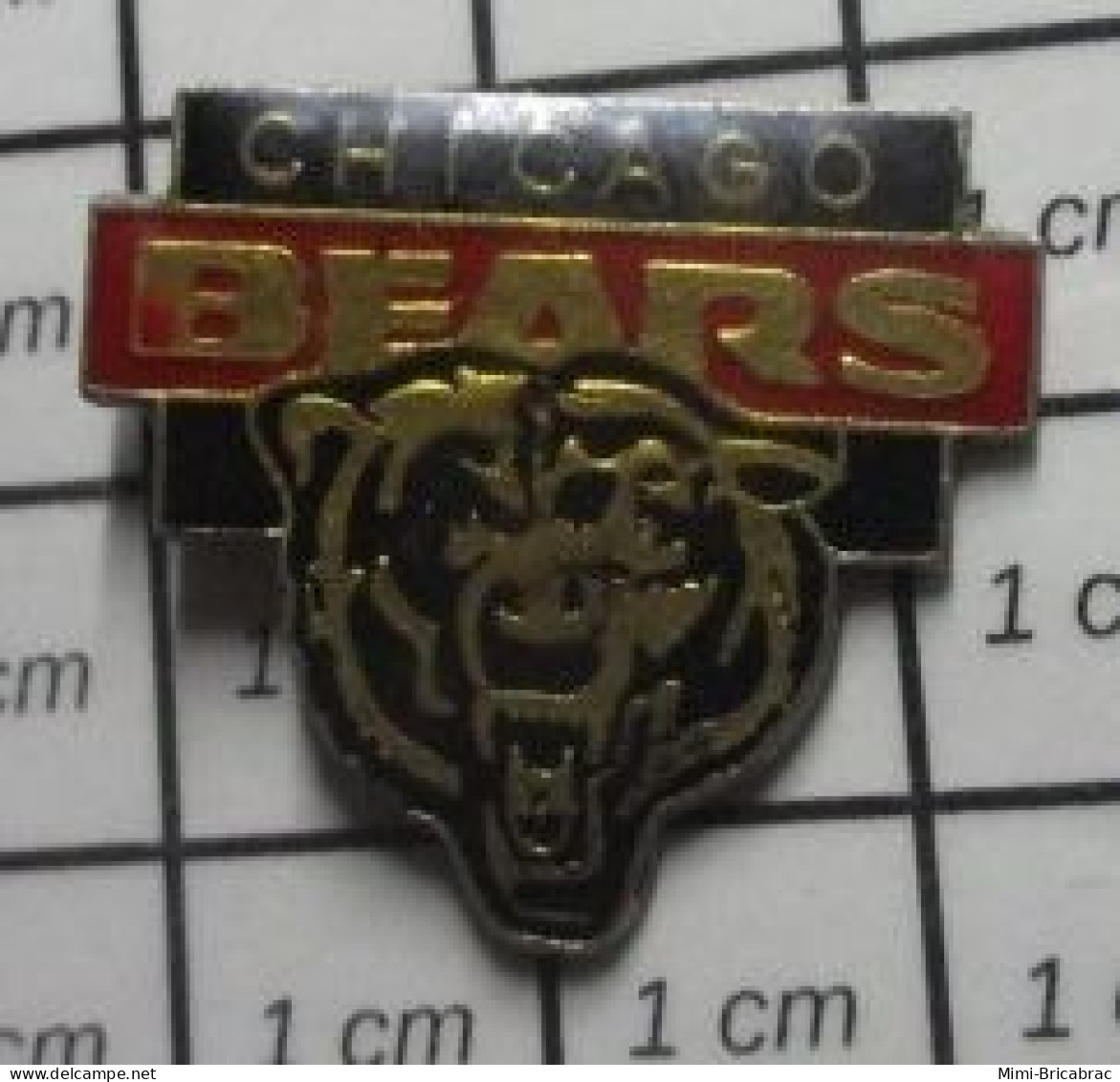 811J Pin's Pins / Beau Et Rare / SPORTS / FOOTBALL AMERICAIN EQUIPE CHICAGO BEARS - Football