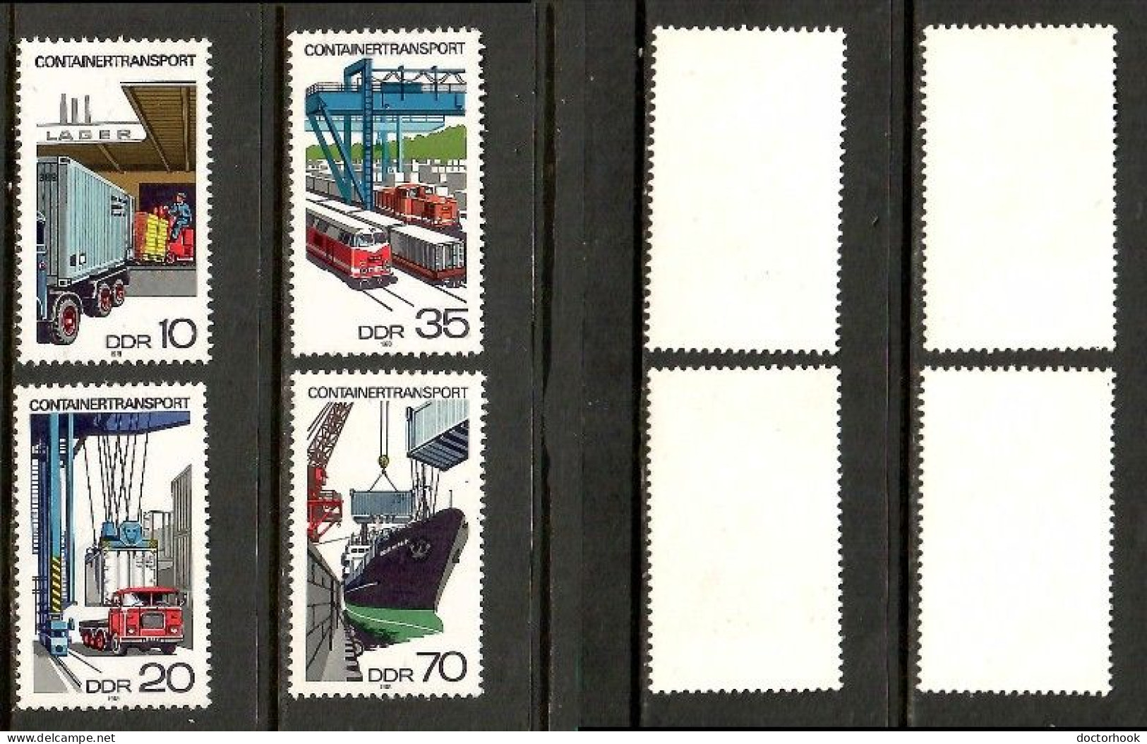 GERMAN DEMOCRATIC REPUBLIC   Scott # 1914-7** MINT NH (CONDITION AS PER SCAN) (LG-1751) - Unused Stamps