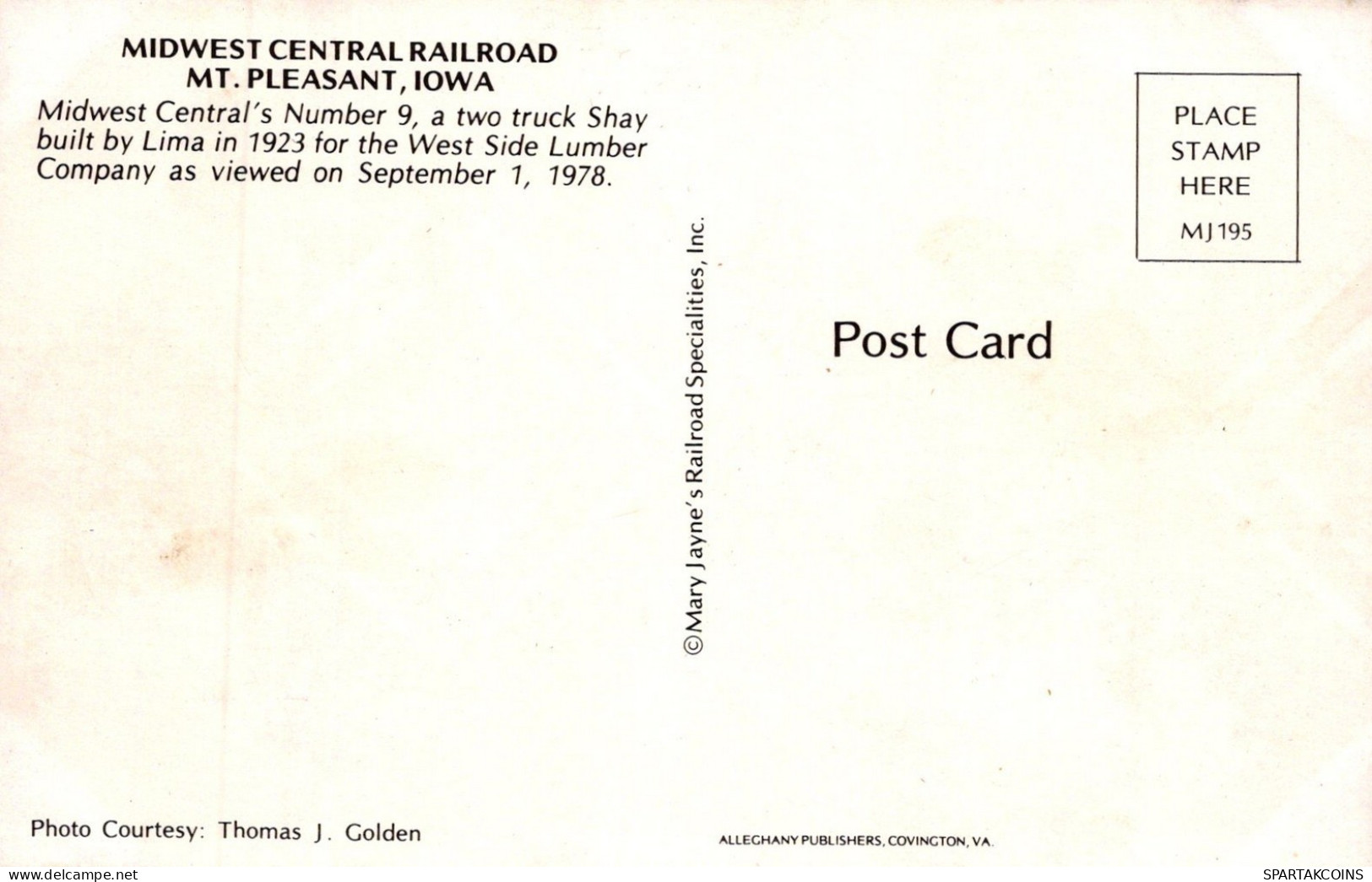 Transport FERROVIAIRE Vintage Carte Postale CPSMF #PAA600.A - Treinen