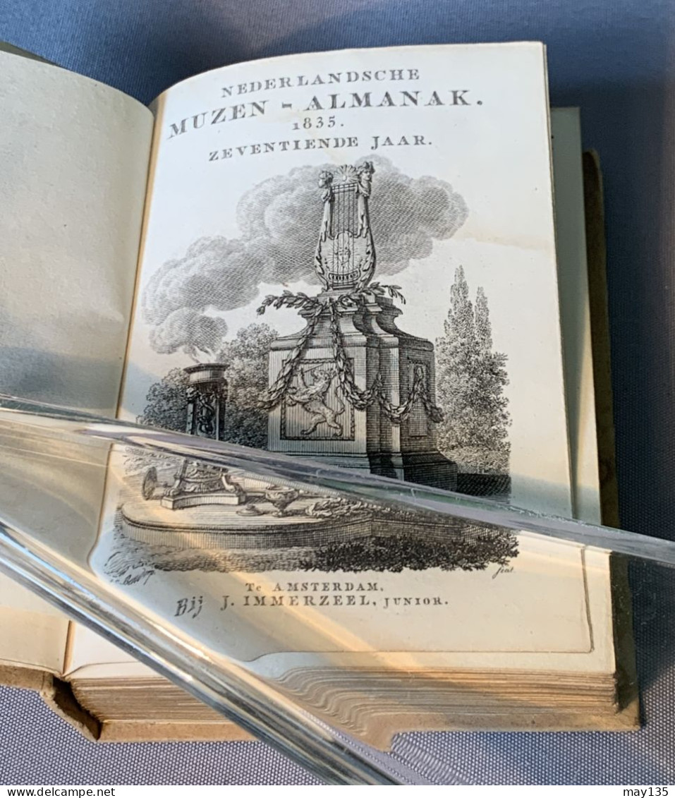 anno 1835 - Nederlandsche Muzen - Almanak - J. Immerzeel , junior te Amsterdam