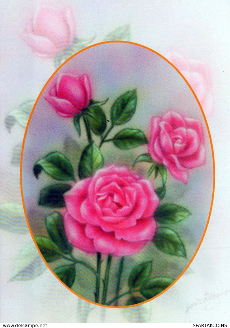 FLOWERS Vintage Ansichtskarte Postkarte CPSM #PBZ513.A - Blumen