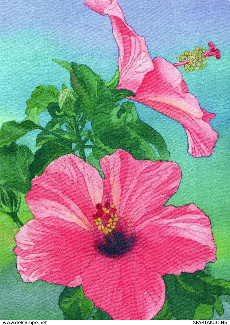 FLOWERS Vintage Ansichtskarte Postkarte CPSM #PBZ518.A - Blumen