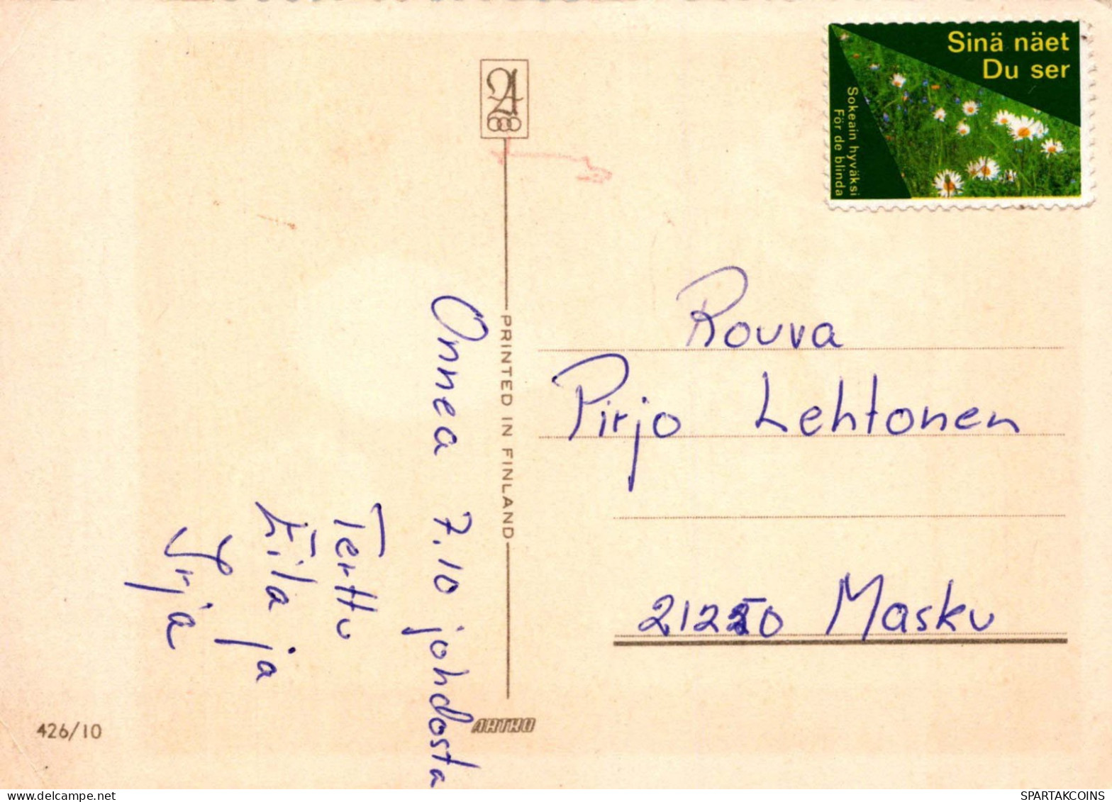 FLORES Vintage Tarjeta Postal CPSM #PBZ350.A - Blumen