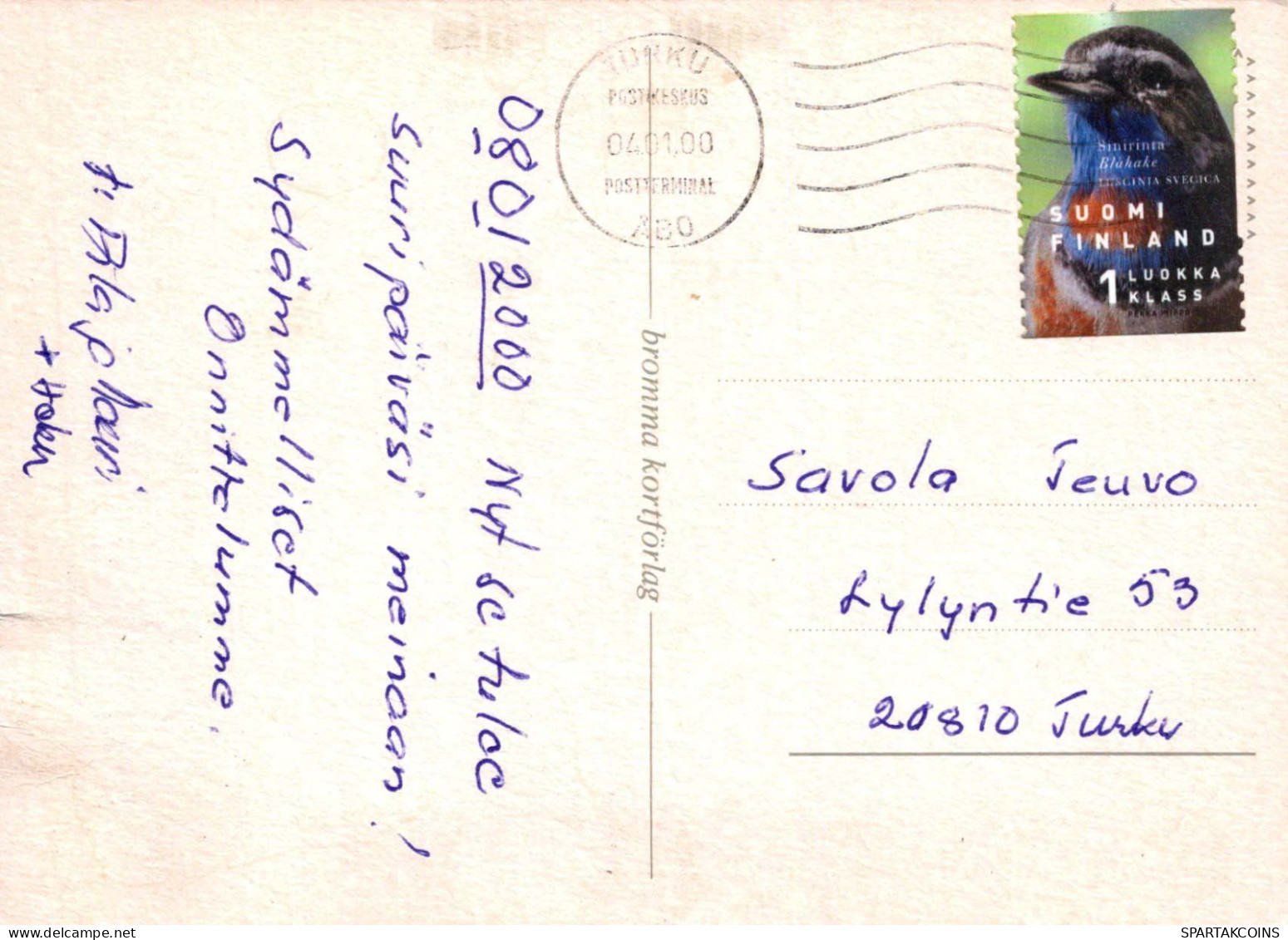 FLEURS Vintage Carte Postale CPSM #PBZ347.A - Blumen