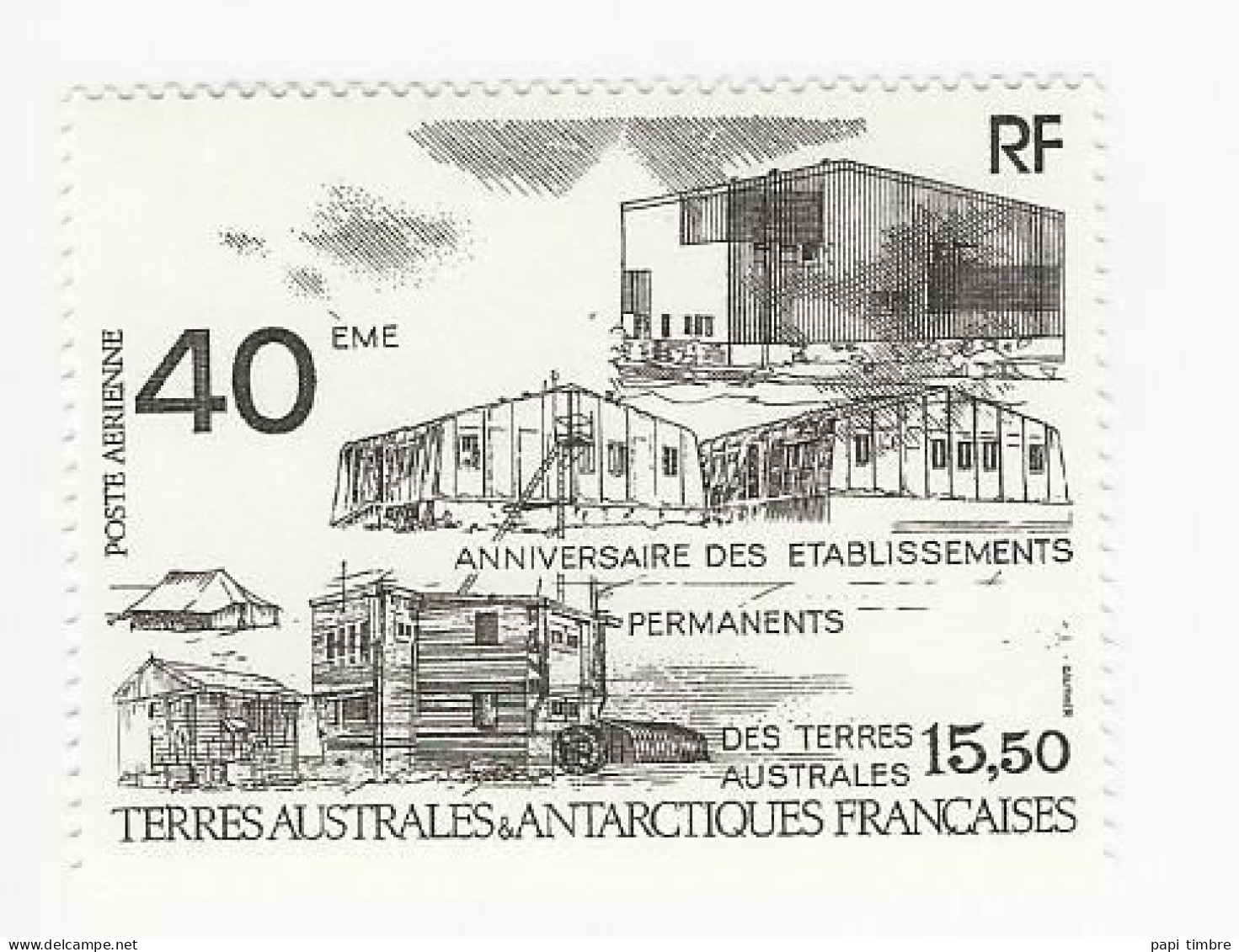 TAAF-1989 40e Anniversaire Des Bases Permanentes Des TAAF- N° PA104 ** - Luftpost