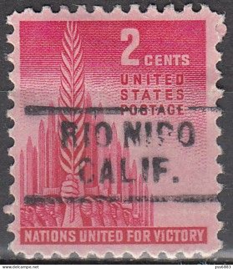 USA LOCAL Precancel/Vorausentwertung/Preo From CALIFORNIA - Rio Nido - Type 729 - Voorafgestempeld