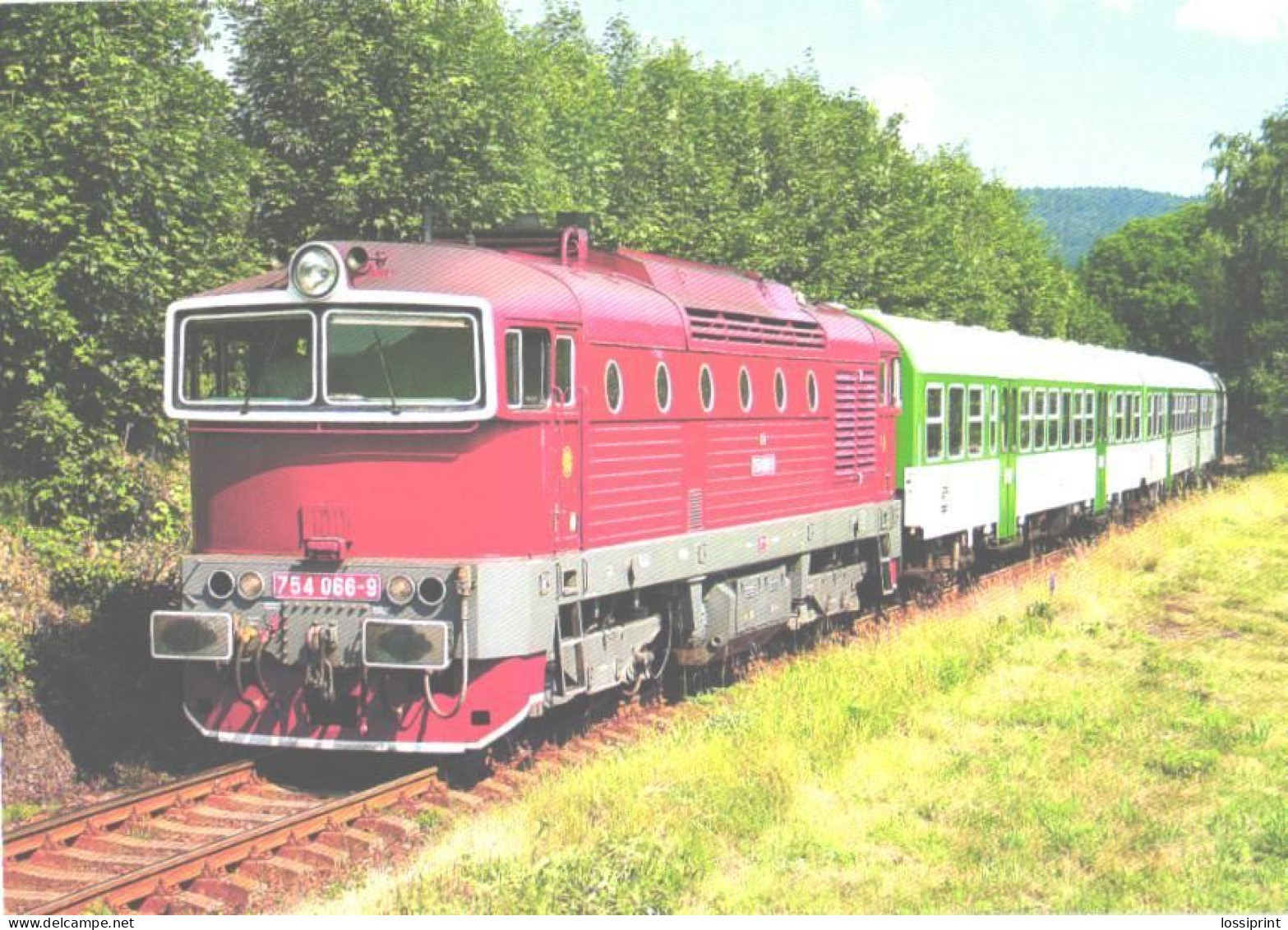 Train, Railway, Locomotive 754 068-9 - Eisenbahnen