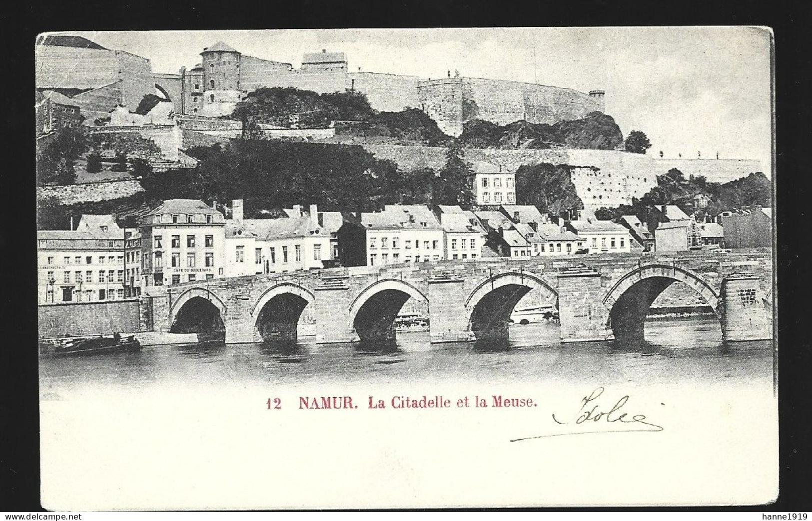 Namur La Citadelle Et La Meuse Htje - Namur