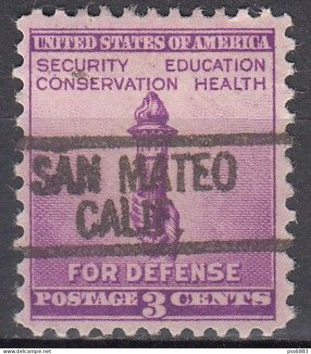 USA LOCAL Precancel/Vorausentwertung/Preo From CALIFORNIA - San Mateo - Type 812 - Voorafgestempeld