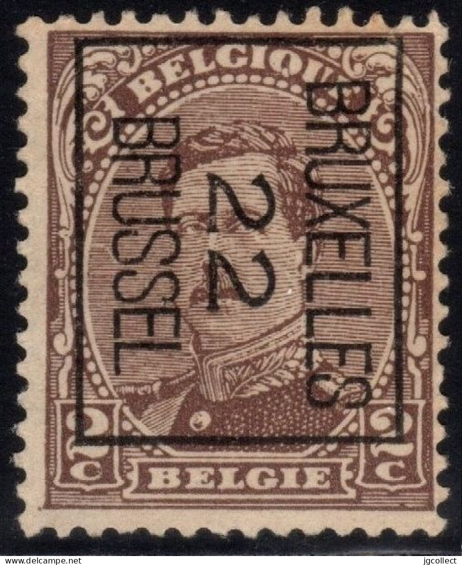 Typo 58B (BRUXELLES 22 BRUSSEL) - O/used - Typografisch 1922-26 (Albert I)