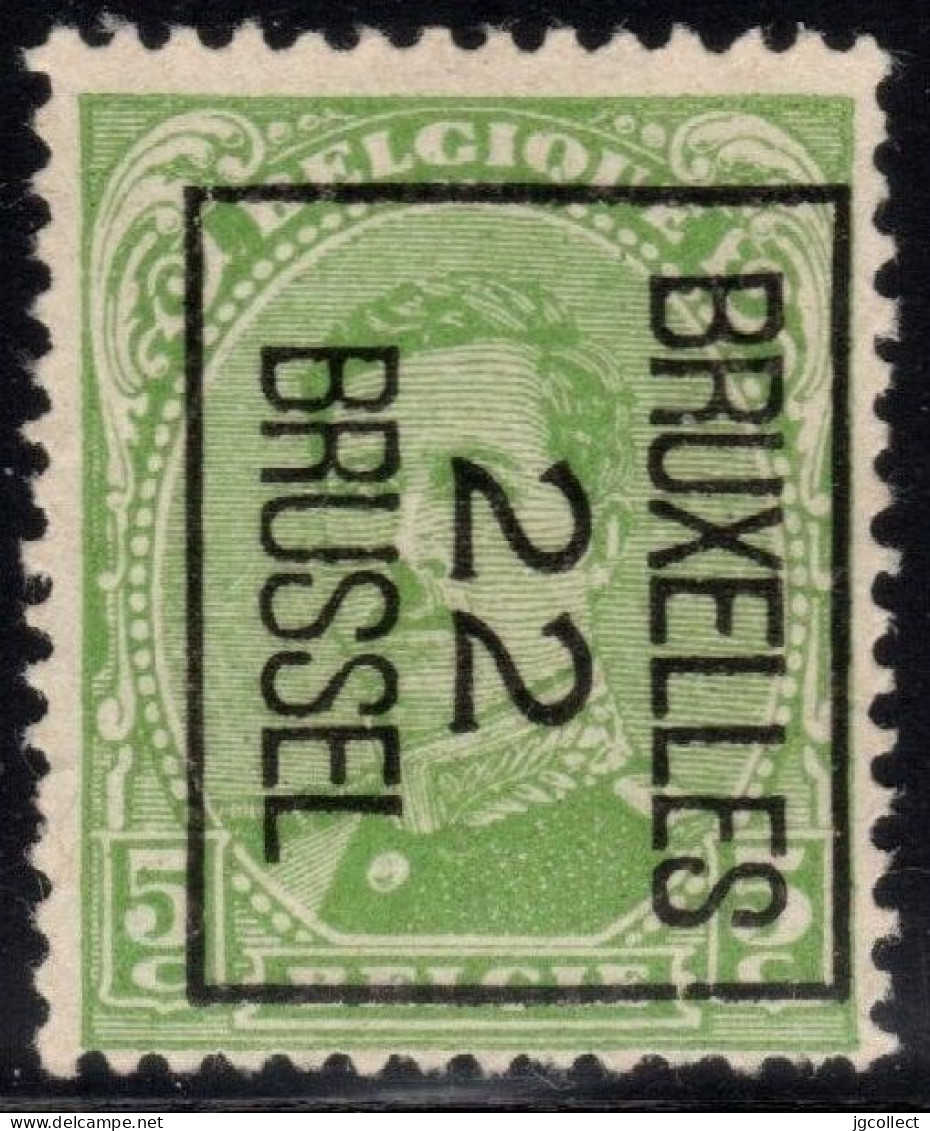 Typo 60B (BRUXELLES 22 BRUSSEL) - O/used - Tipo 1922-26 (Alberto I)