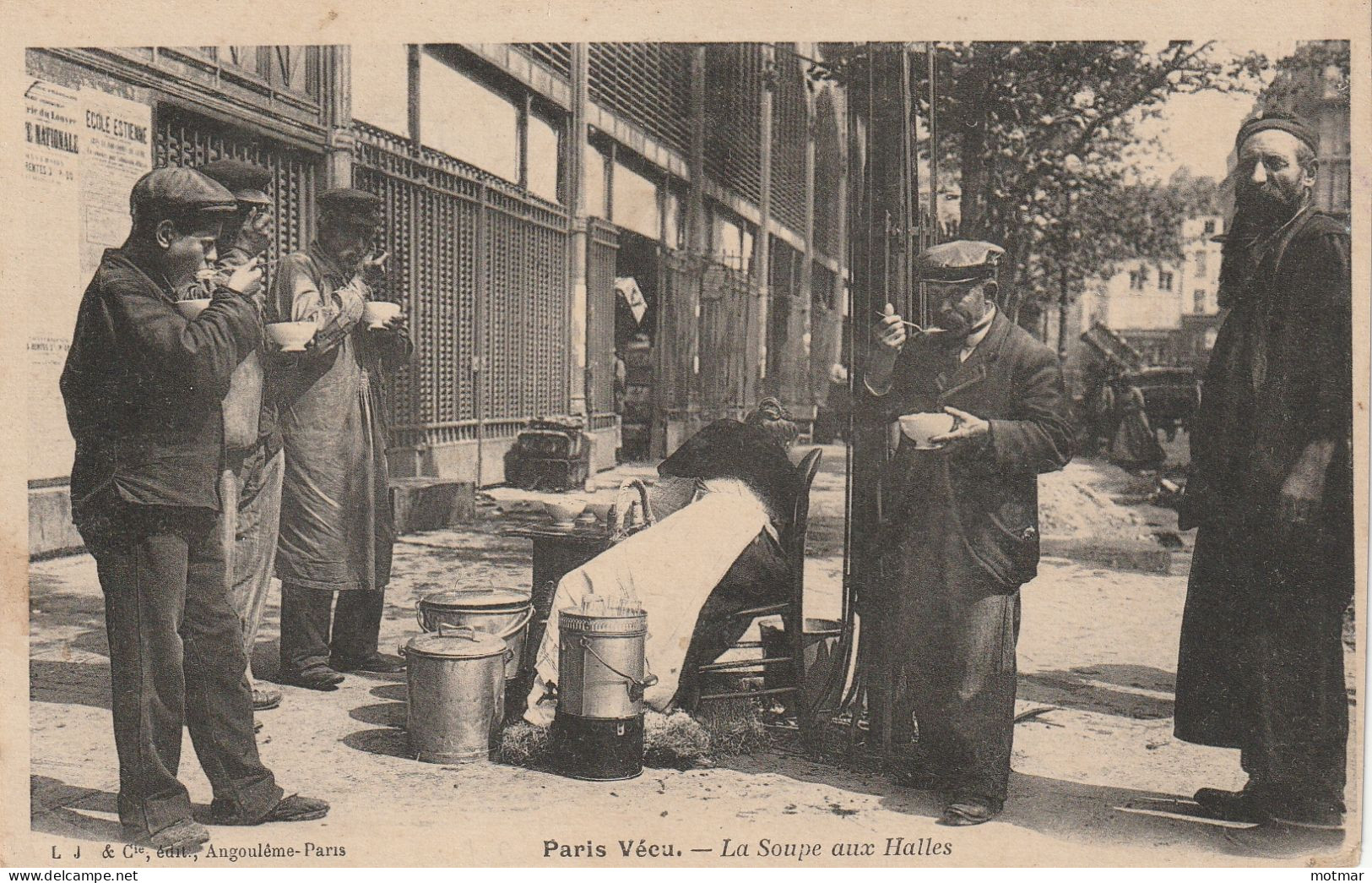 Paris-vécu, La Soupe Aux Halles - Clochard - Artisanry In Paris