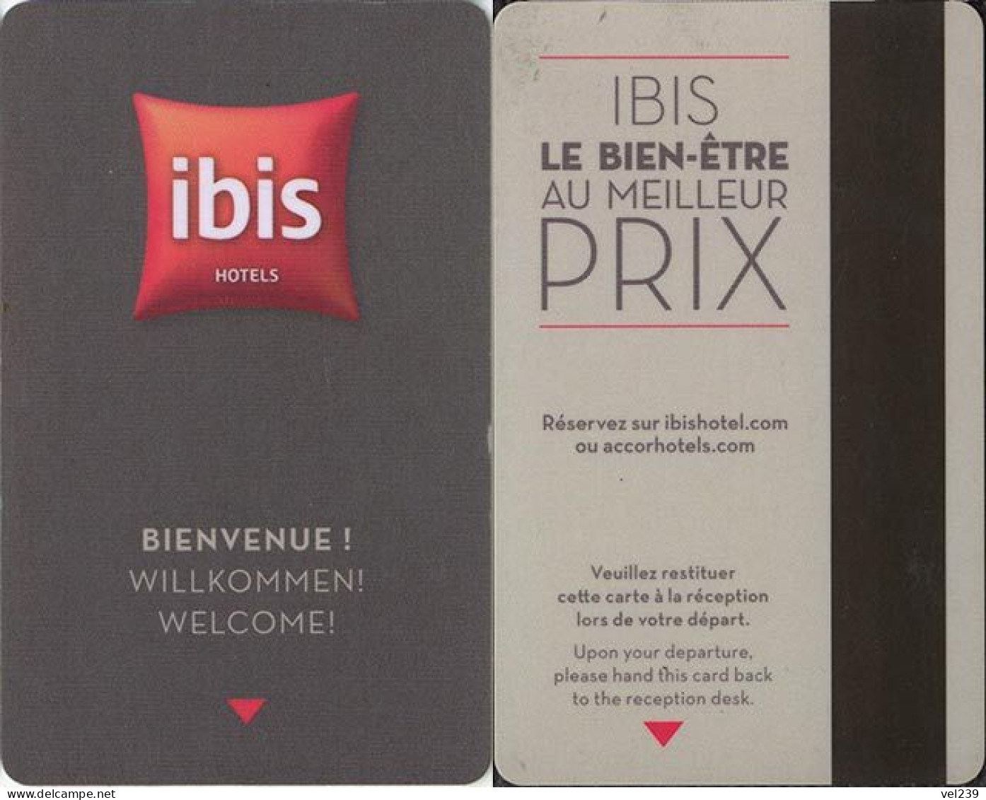 France. Ibis - Hotel Keycards