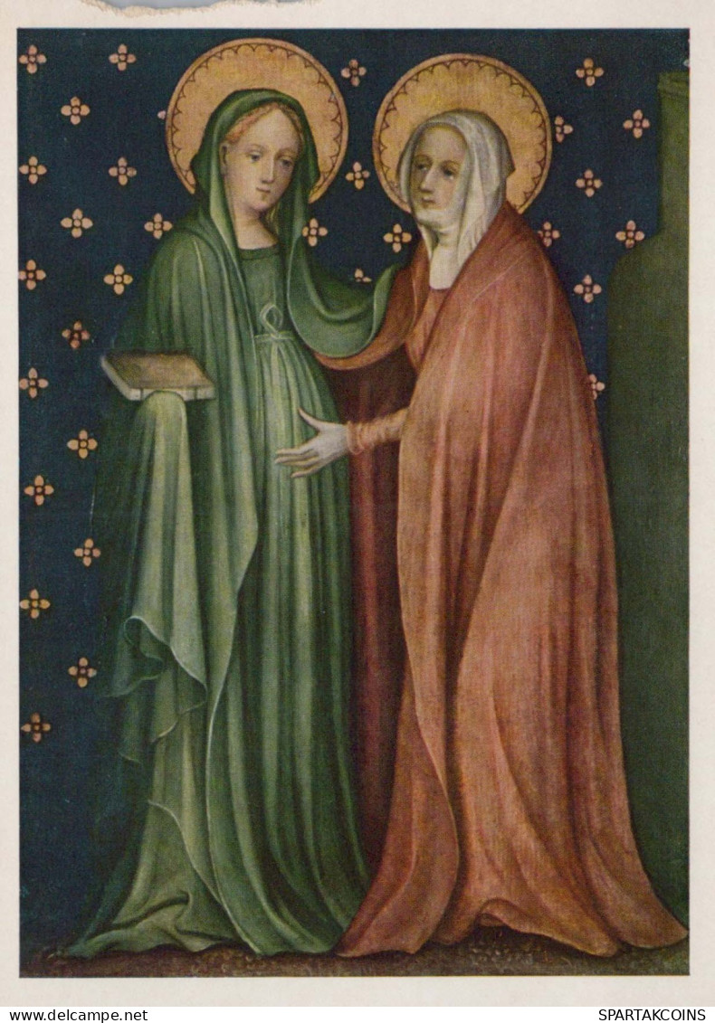 PAINTING SAINTS Christianity Religion Vintage Postcard CPSM #PBQ113.A - Paintings, Stained Glasses & Statues