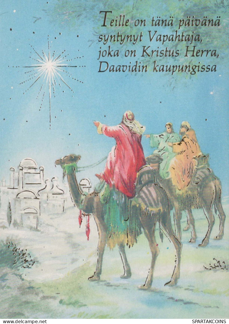 SAINT Gesù Bambino Cristianesimo Religione Vintage Cartolina CPSM #PBP834.A - Autres & Non Classés