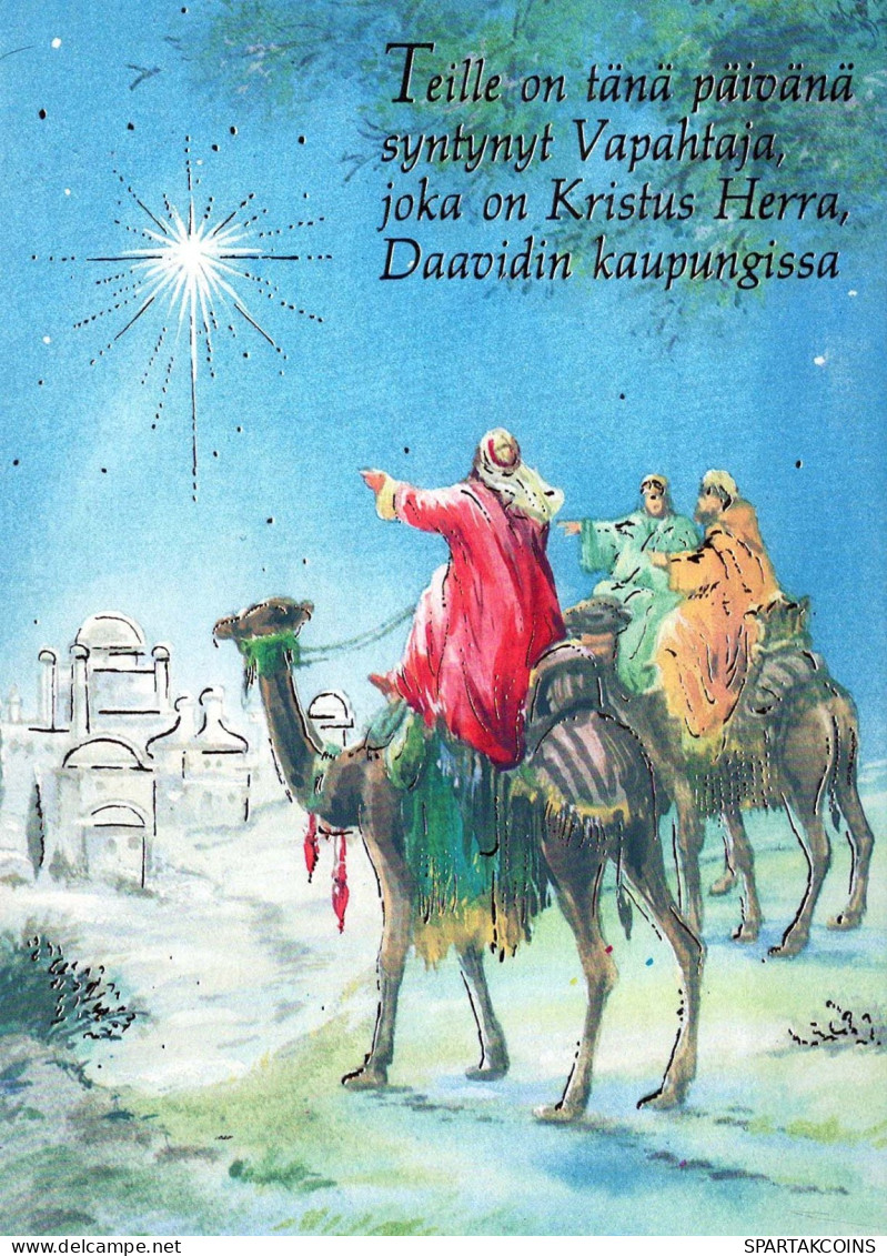 SAINT Gesù Bambino Cristianesimo Religione Vintage Cartolina CPSM #PBP834.A - Other & Unclassified