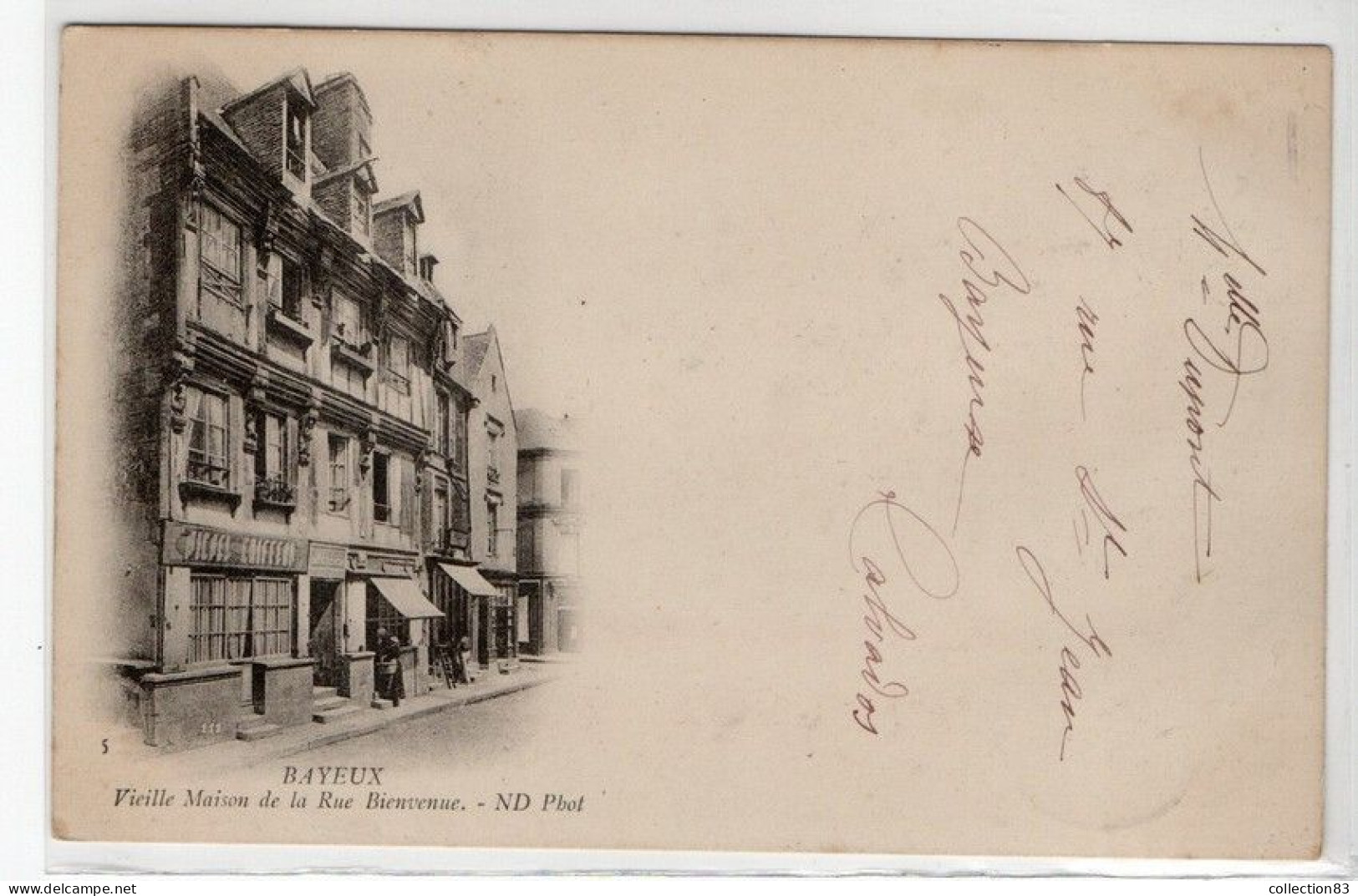 CPA BAYEUX Vieille Maison De La Rue Bienvenue - Bayeux