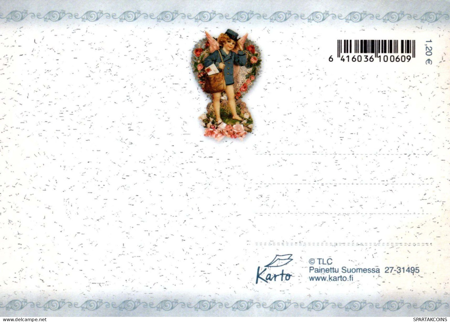 ÁNGEL Navidad Vintage Tarjeta Postal CPSM #PBP513.A - Angels
