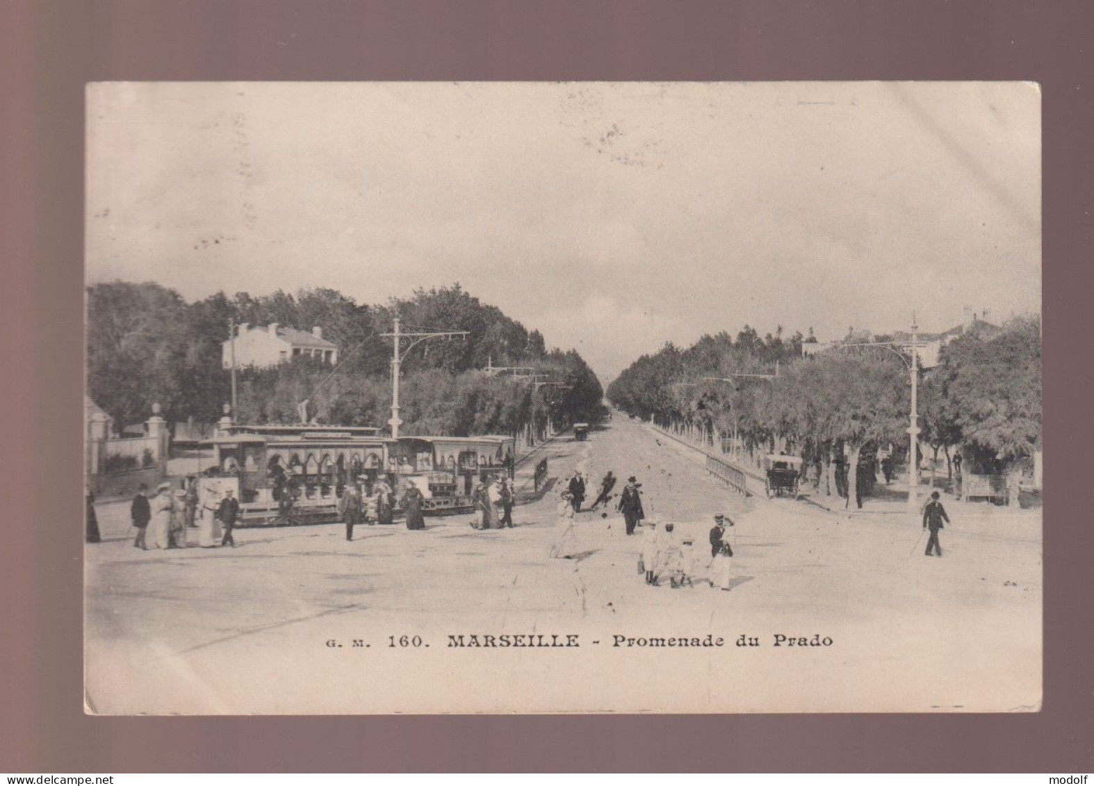 CPA - 13 - Marseille - Promenade Du Prado - Animée - Circulée En 1904 - Castellane, Prado, Menpenti, Rouet