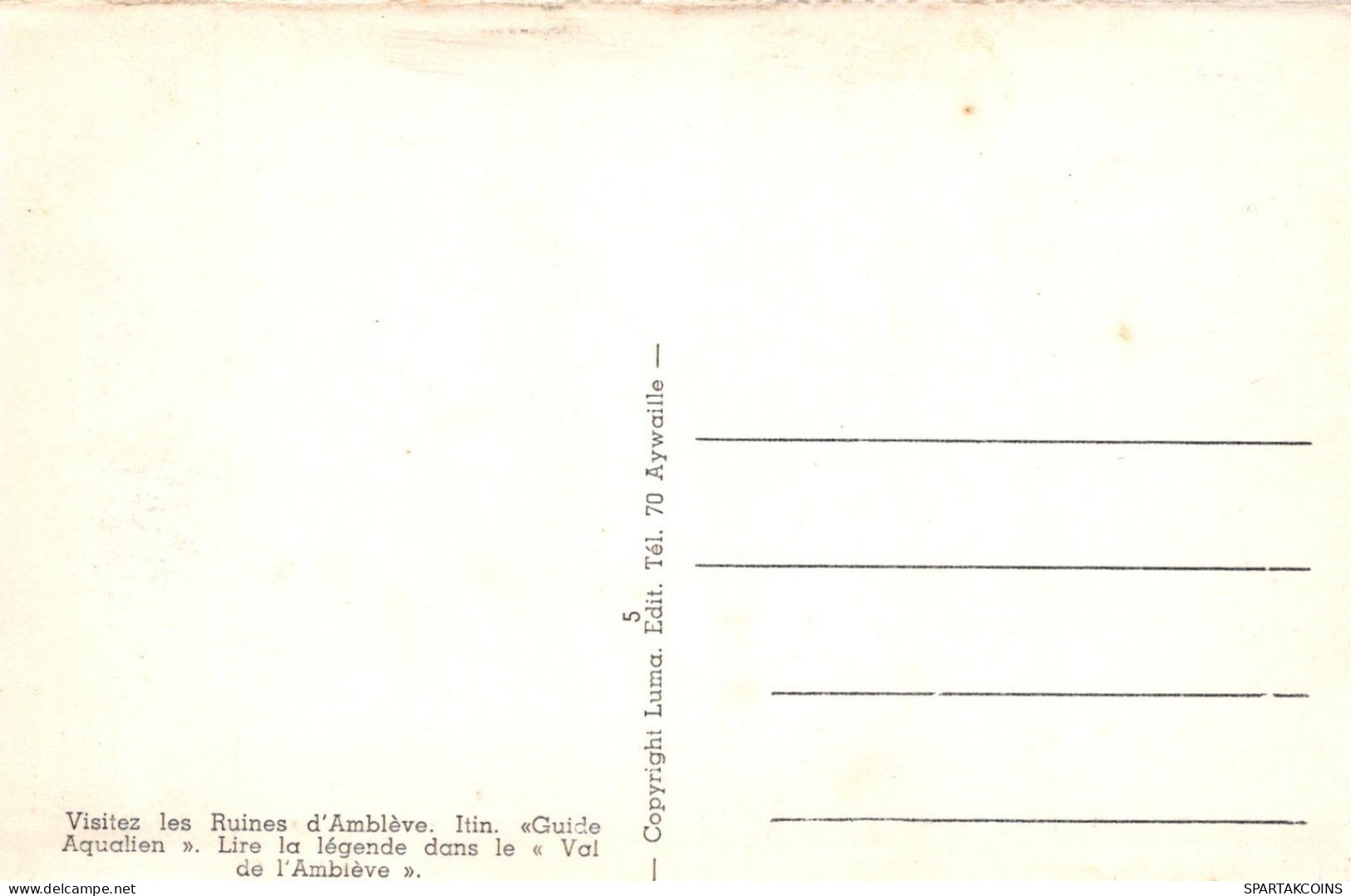 BELGIQUE CASCADE DE COO Province De Liège Carte Postale CPA Unposted #PAD199.A - Stavelot