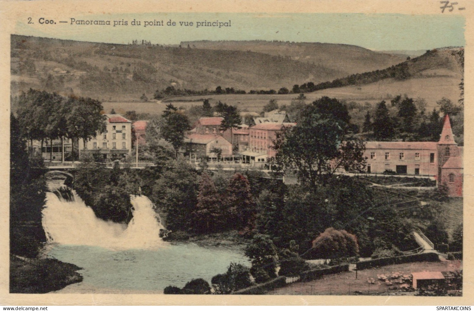 BELGIUM COO WATERFALL Province Of Liège Postcard CPA Unposted #PAD091.A - Stavelot