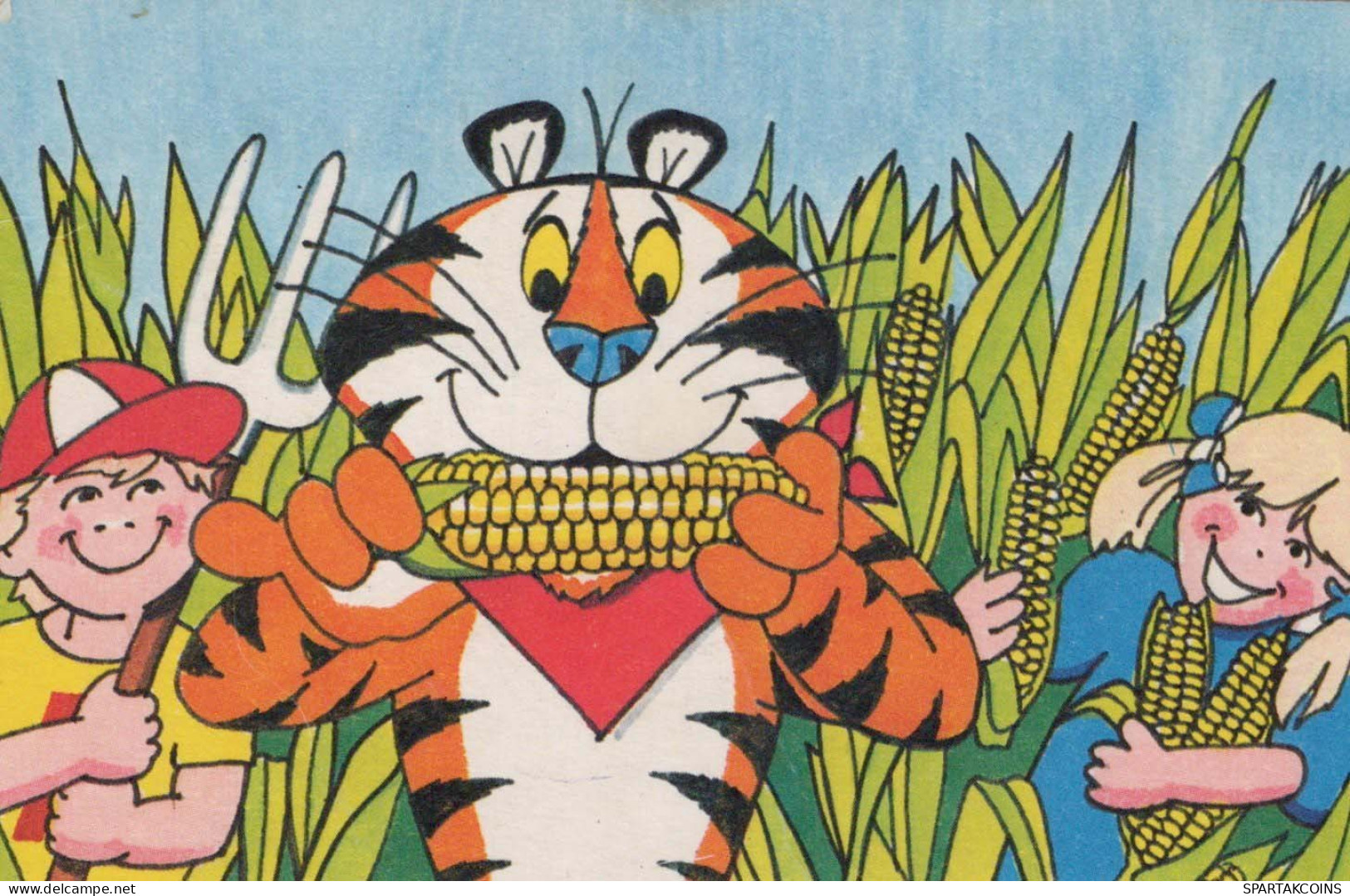 TIGER Vintage Ansichtskarte Postkarte CPSMPF #PKG948.A - Tigers