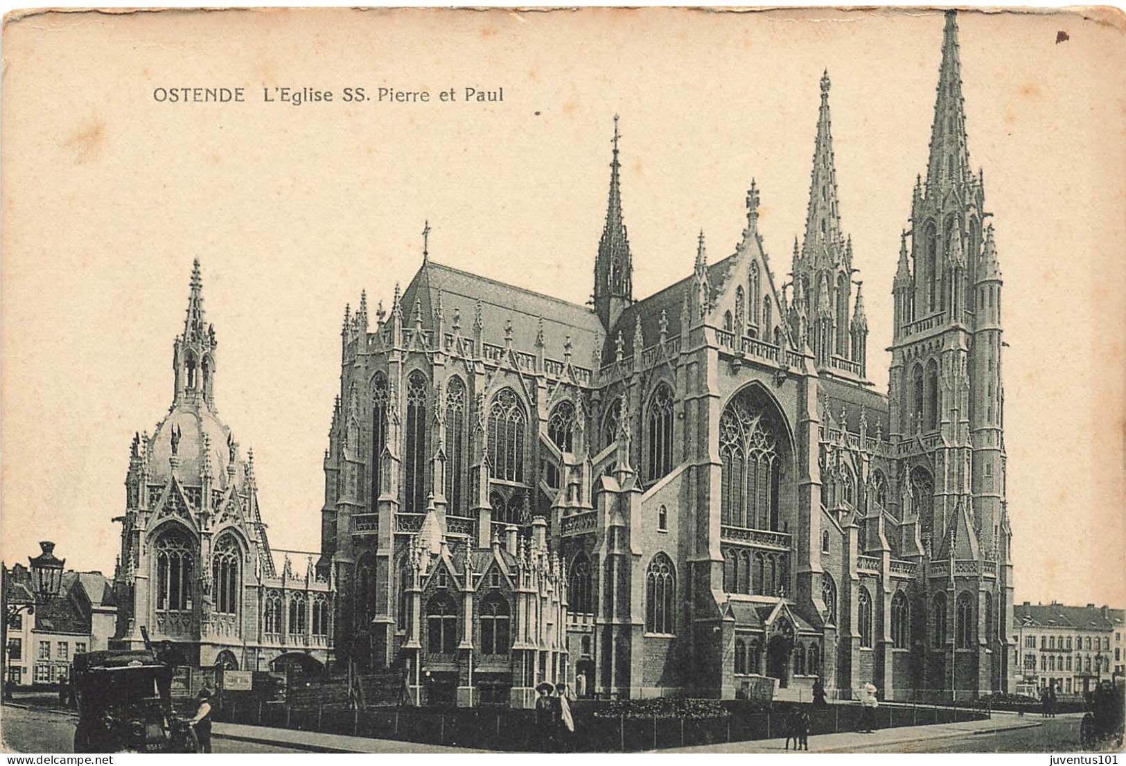 CPA Ostende-L'église SS.Pierre Et Paul     L2902 - Oostende