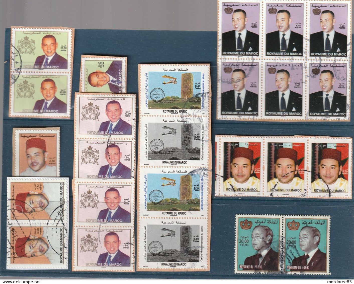 MAROC LOT DE TIMBRES OBLITERE - Morocco (1956-...)