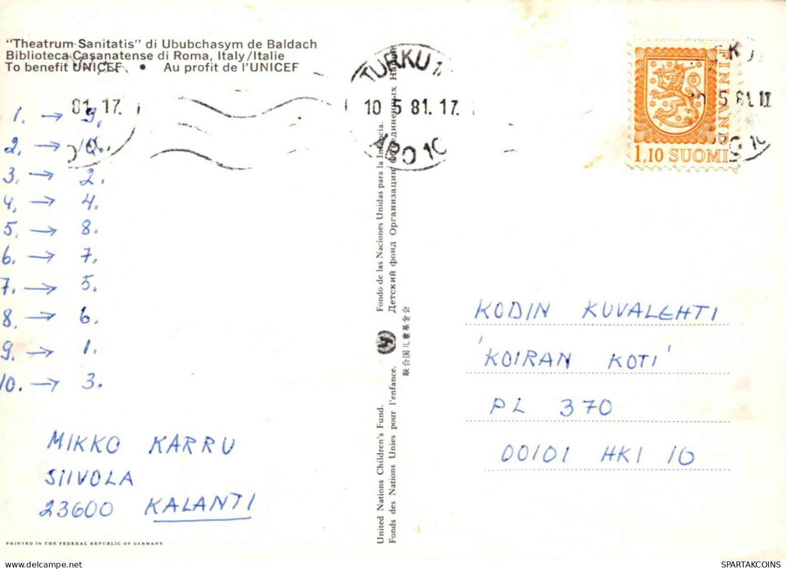 ARBRES Vintage Carte Postale CPSM #PBZ977.A - Arbres