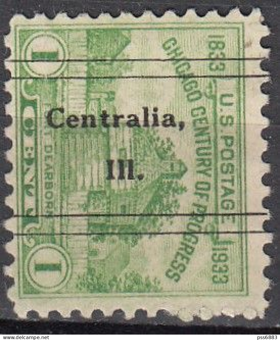 USA LOCAL Precancel/Vorausentwertung/Preo From ILLINOIS - Centralia - Type L-3 TS - Precancels