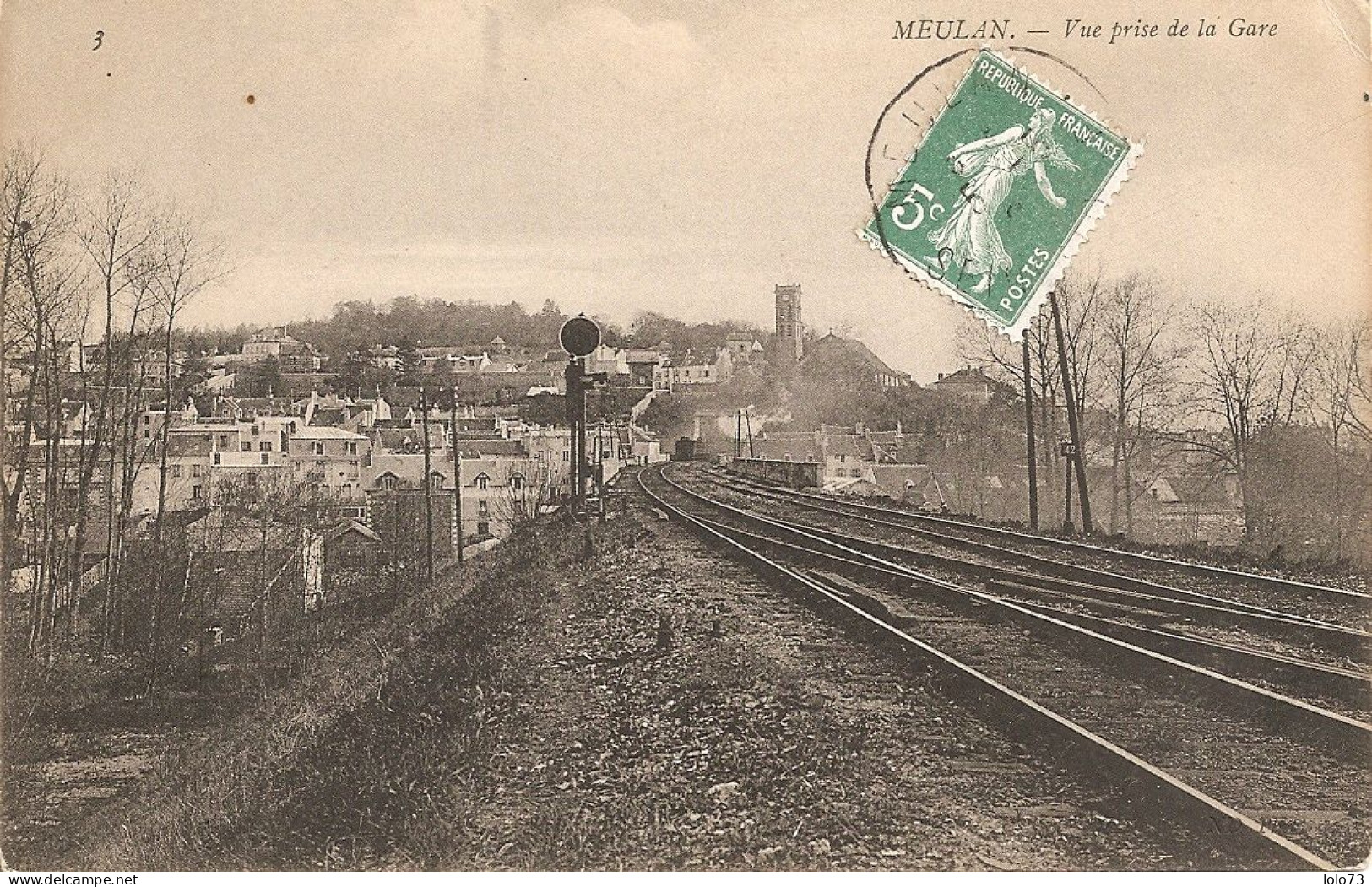 Meulan - Vue Prise De La Gare - Meulan