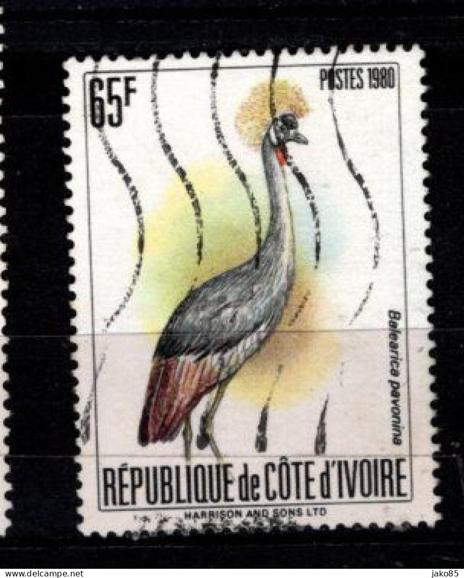 - COTE D'IVOIRE - 1980 -YT N° 565B - Oblitéré - Echassier - Côte D'Ivoire (1960-...)