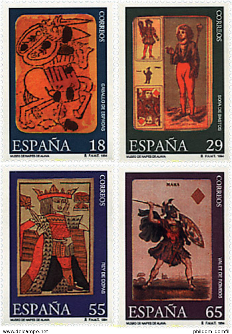 85462 MNH ESPAÑA 1994 MUSEO DE NAIPES - Unused Stamps