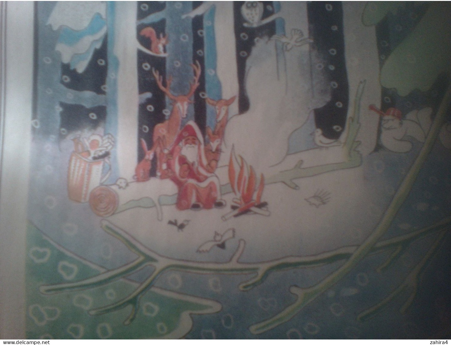 Temps de guerre A retaurer La fin des bonhommes de neige Teste  dessin P Piéron Arc en ciel Paris Superbe illusration