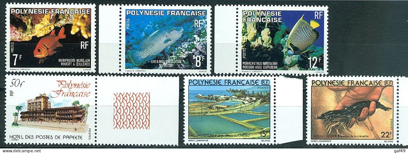Polynésie N°Y&T 147 à 152 Sujets Divers Neufs Sans Charnière Très Frais - Unused Stamps