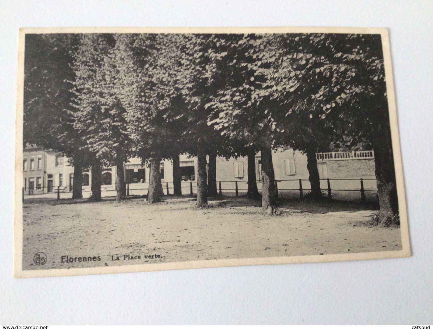 Carte Postale Ancienne (1933) Florennes La Place Verte - Florennes