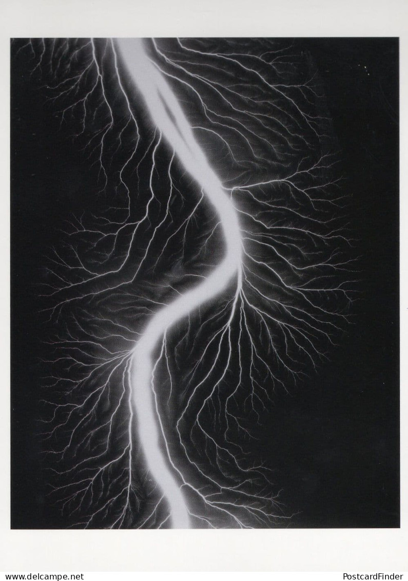 Lightning Fields Hiroshi Sugimoto Japanese Weather Photo Art Postcard - Fotografie