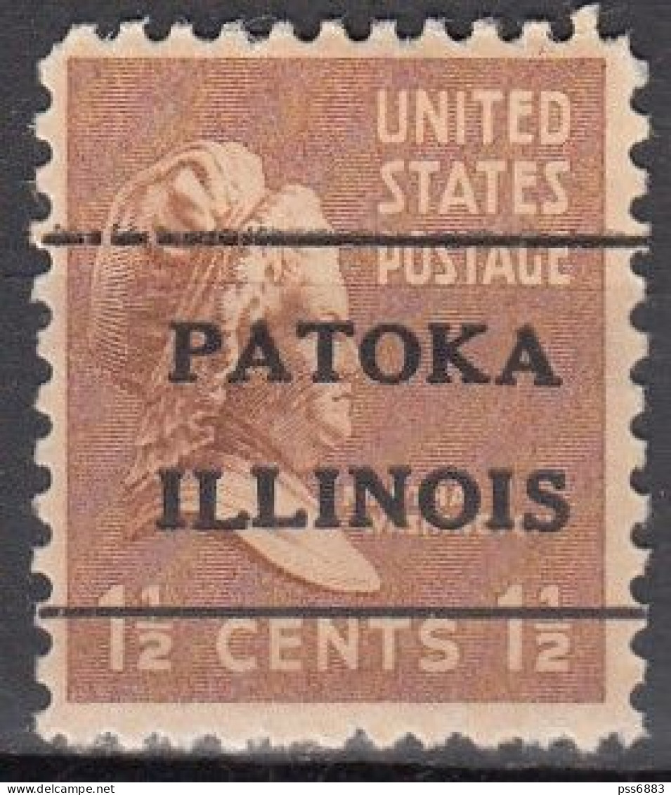 USA LOCAL Precancel/Vorausentwertung/Preo From ILLINOIS - Patoka - Type L-1 TS - Voorafgestempeld