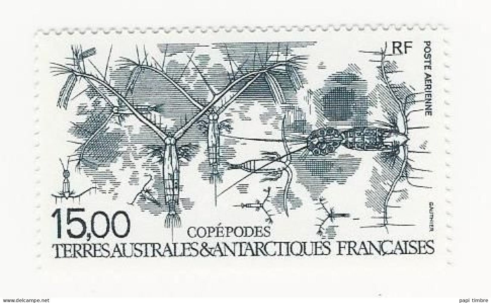 TAAF-1994 Crustacés. Les Copépodes Pélagiques - N° PA129 ** - Poste Aérienne