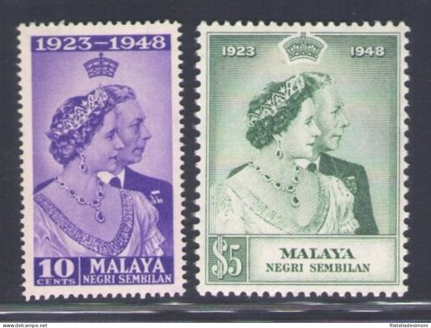 1948 Negri Sembilan, Stanley Gibbons N. 40/41 - MNH** - Other & Unclassified