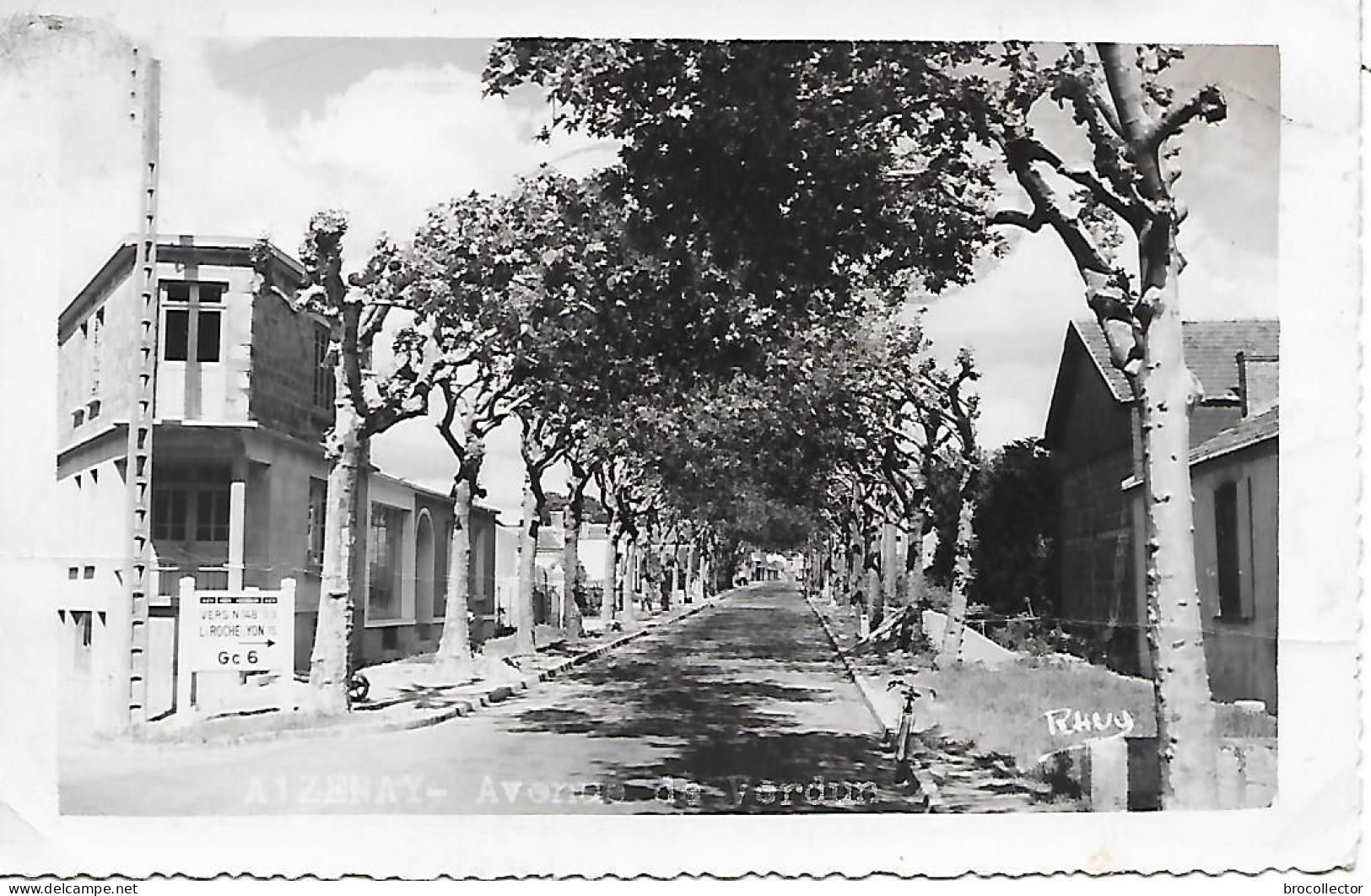 AIZENAY ( 85 ) - Avenue De Verdun ( C.P.S.M. , Pt - Ft ) - Aizenay