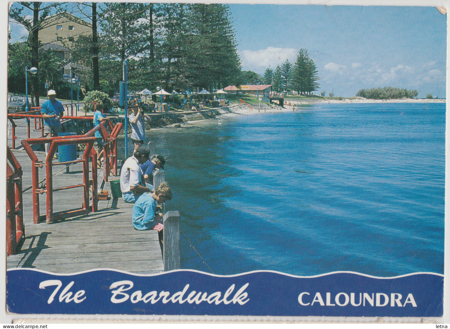 Australia QUEENSLAND QLD Boardwalk Bulcock Beach CALOUNDRA SUNSHINE COAST Wren 175 Postcard Used 1996 - Sunshine Coast